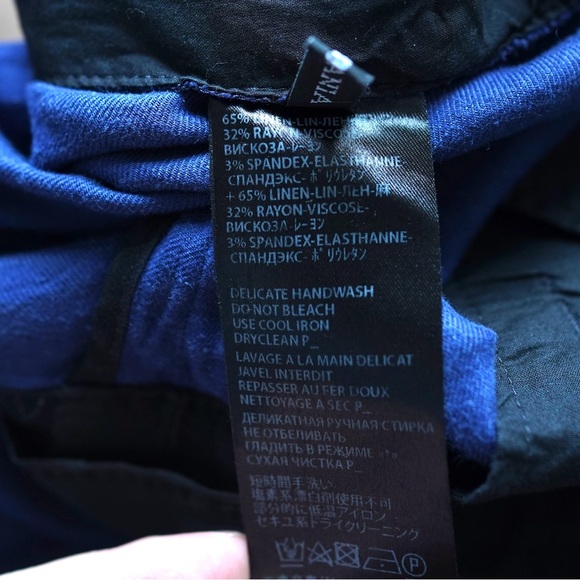 Haider Ackermann Linen Trousers in blue - Picture 3 of 7